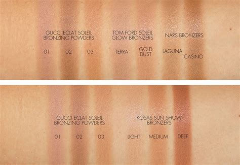 gucci golden glow bronzer swatches|gucci bronzer dupe.